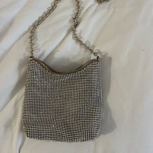 zara sequin bag